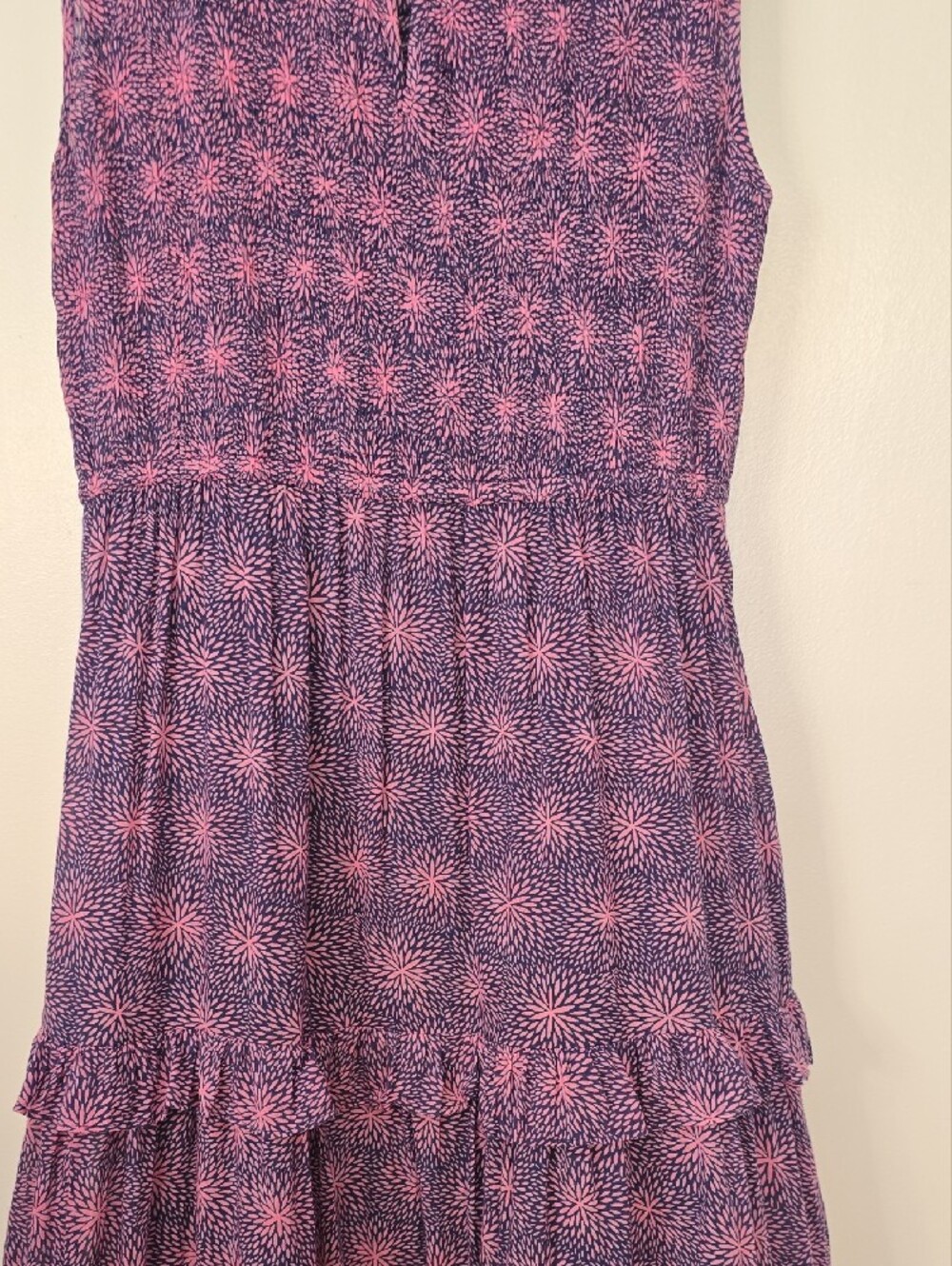 Banjanan Plum & Pink Printed Ruffle Iris Dress Petal - Picture 10 of 11